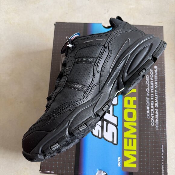 Skechers Mens Vigor 2.0-Serpentine Athletic Training Sneakers Black Size 8.5 NEW - Picture 2 of 7